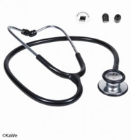 Standard Prestige light stethoscoop, zwart
