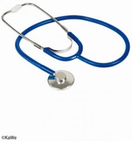 Single stethoscoop, blauw