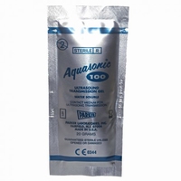 aquasonic gel steriel, 48 luchtdichte verpakkingen van 20 g