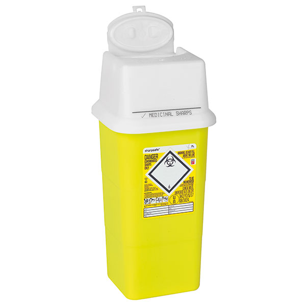Naaldencontainer sharpsafe 2,0 ltr