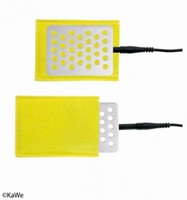 Electroden met spons voor iontophorese apparaat