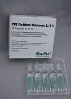 Natriumcitraat 3,13 % (100 ml)