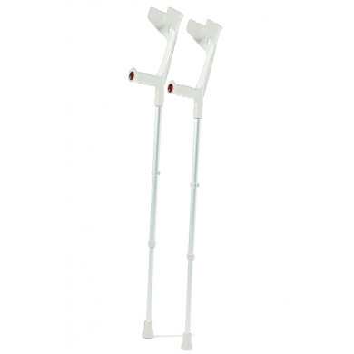 Elleboogkrukken, lichtgrijs